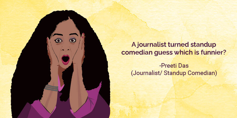 A Journalist Turned Standup Comedian – Guess Which Is Funnier?